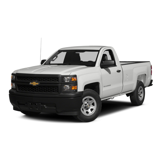 Chevrolet 2014 Silverado Owner's Manual