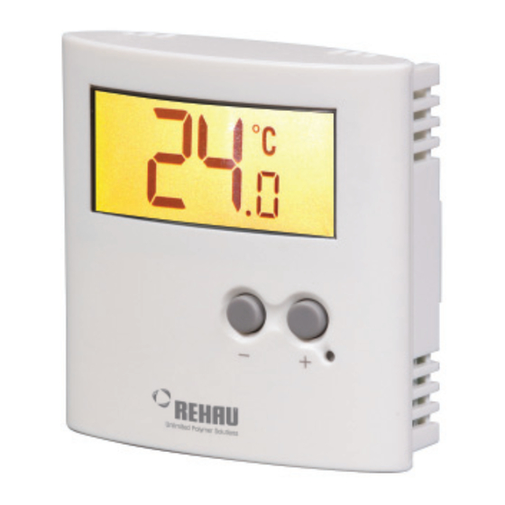 Rehau STAR 30 Operating And Mounting Instructions
