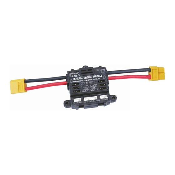 GRAUPNER HoTT General Engine-Module 2-6 S Manual