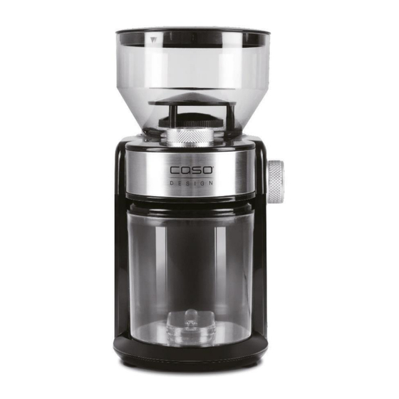 CASO DESIGN Barista Crema Manuals