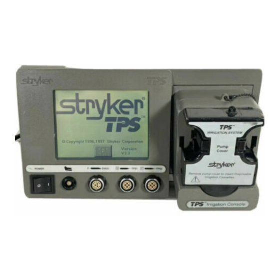 Stryker TPS 5100-1 Manuals