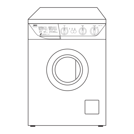 Zanussi ZWD 1260 W Instruction Booklet