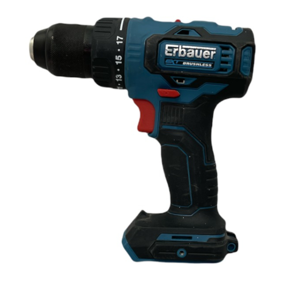 Erbauer EDD18-Li-2 Original Instructions Manual