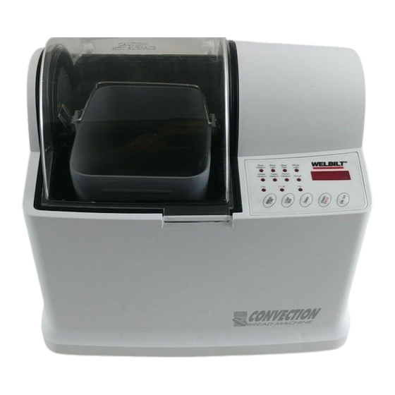 WELBILT ABM 7500 INSTRUCTION MANUAL AND RECIPE BOOKLET Pdf Download