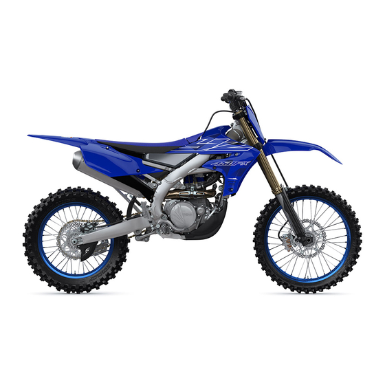 YAMAHA YZ450FX 2022 OWNER'S SERVICE MANUAL Pdf Download | ManualsLib