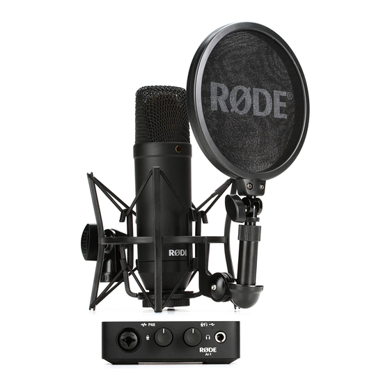 RODE MICROPHONES AI-1 SERVICE MANUAL Pdf Download | ManualsLib