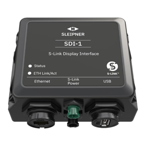 Sleipner S-Link SDI-1 User Manual