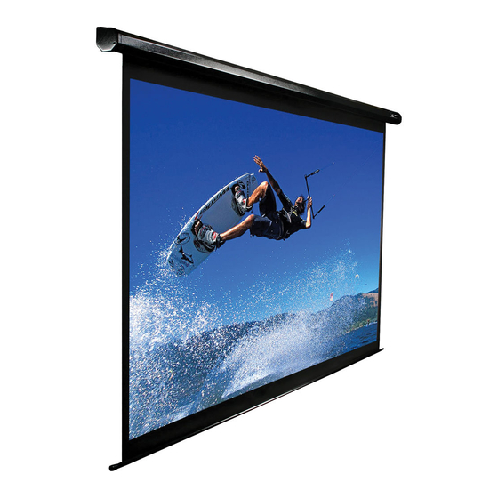 Elite Screens Electric110H Manuals
