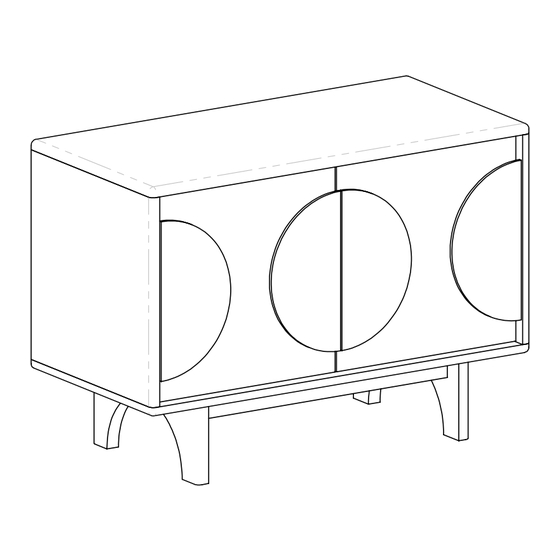 Zuiver Sideboard Groove 2 Doors Manual
