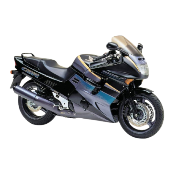 Honda CBR1000F Owner's Manual