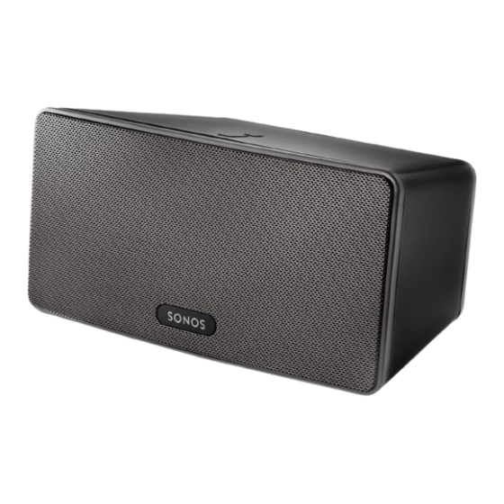 Sonos PLAY:3 Product Manual