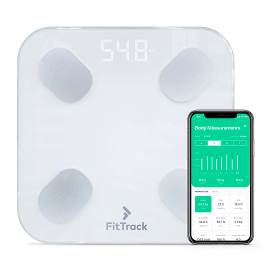 FitTrack Dara BMI Digital Scale Manuals