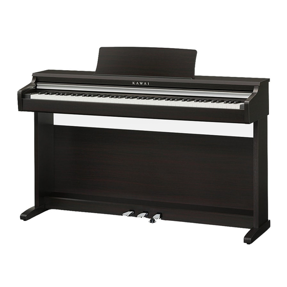 Kawai KDP110 Setting Manual