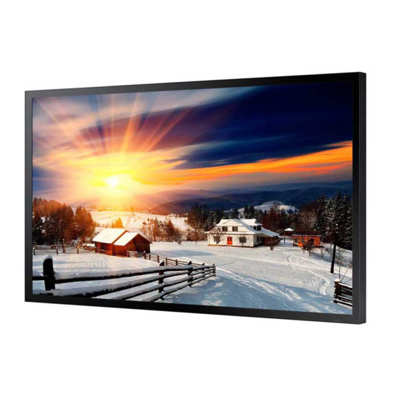 Samsung OH55F Installation Manual