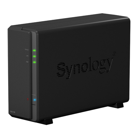 Synology DS116 Manuals
