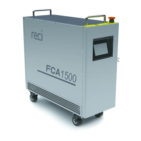 reci FCA Series Manuals