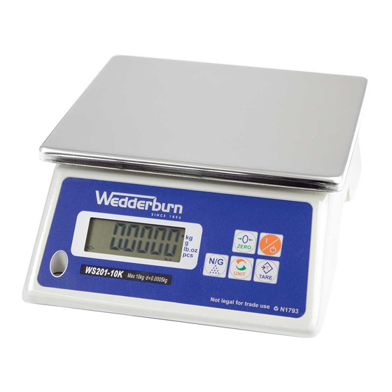 WEDDERBURN WS201 OPERATOR'S MANUAL Pdf Download ManualsLib