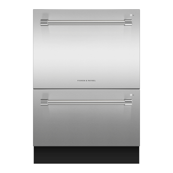 FISHER & PAYKEL DOUBLE DISHDRAWER DD24DV2T INSTALLATION MANUAL Pdf