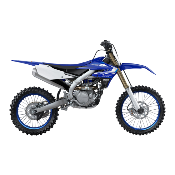 Yamaha Yz450f 2020 Owners Service Manual Pdf Download Manualslib