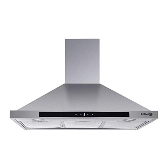 GASLAND CHEF PR30SP INSTRUCTIONS FOR INSTALLATION AND USE MANUAL Pdf