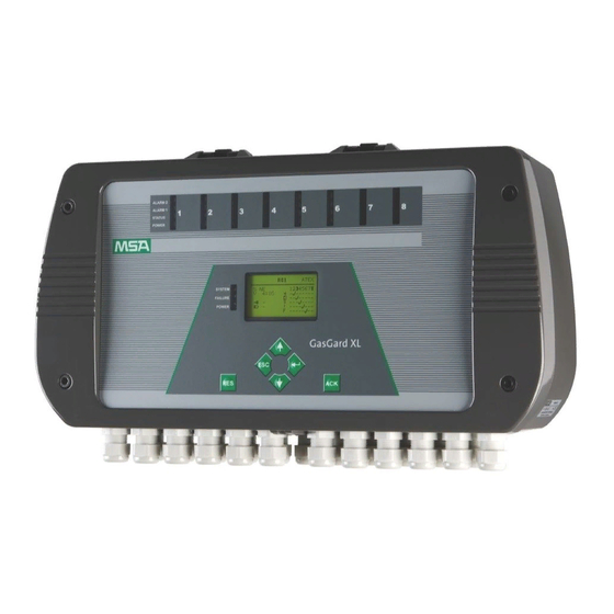 MSA GasGard XL User Instructions