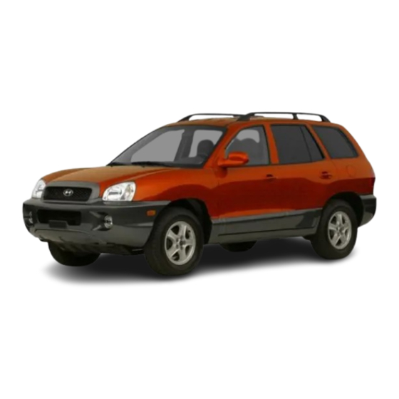 Hyundai 2004 Santa Fe Owner's Manual