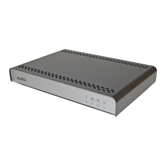MultiQ Media player 4 Getting Started Manual