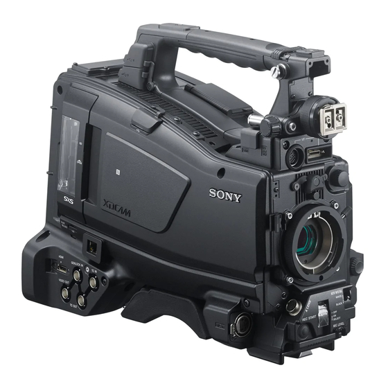 Sony PXW-X400 Upgrade Manual