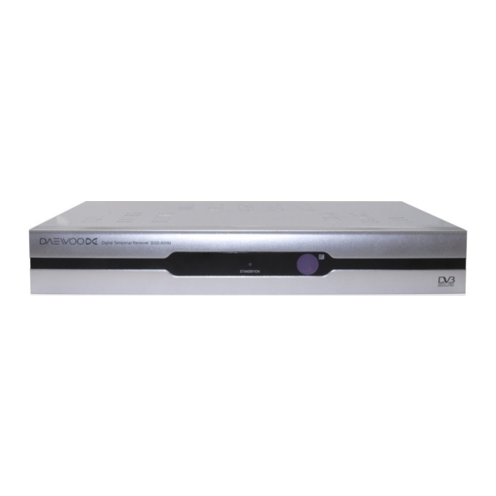 DAEWOO ELECTRONICS DSD-800M Manuals