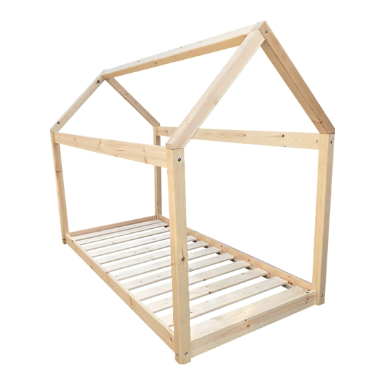 STRICTLY BEDS & BUNKS CANOPY BED SINGLE ASSEMBLY INSTRUCTIONS MANUAL