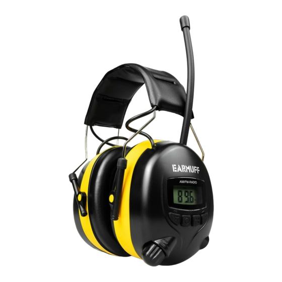 EARMUFF 78268AM/FM QUICK START MANUAL Pdf Download ManualsLib