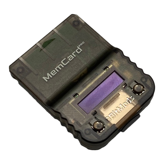 8BITMODS MEMCARD PRO USER MANUAL Pdf Download ManualsLib