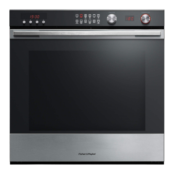 FISHER & PAYKEL OB60SL11DEPX1 QUICK START MANUAL Pdf Download ManualsLib