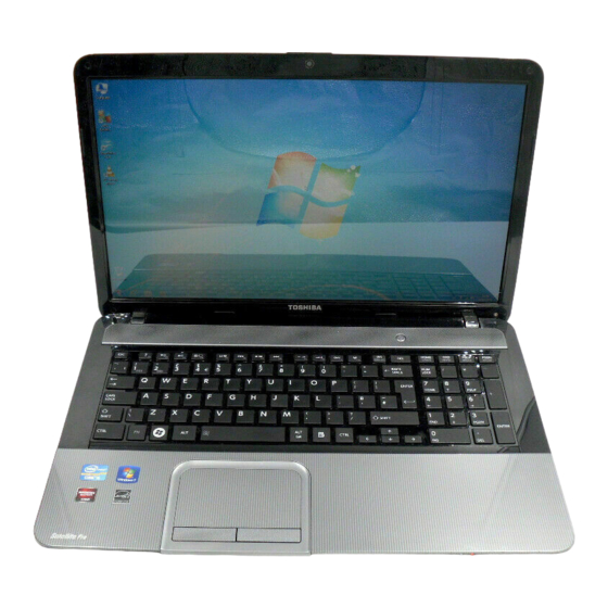 Toshiba Satellite L850 Manuals