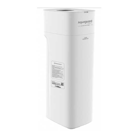 Eureka Forbes Aquaguard select AWS C2500 DX User Manual