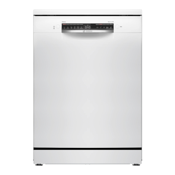 Bosch SMS4HVW02E Information For Use