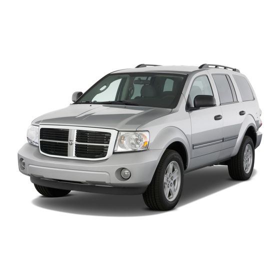 Dodge 2008 Durango Owner's Manual