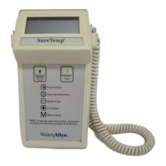 WELCH ALLYN SURETEMP 670 TECHNICAL MANUAL Pdf Download | ManualsLib