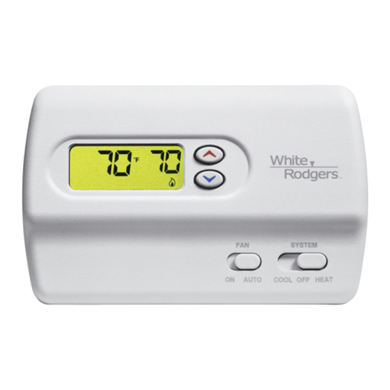 White Rodgers 1F83-261 Installation And Operation Instructions Manual