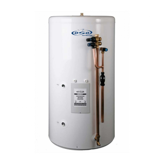 OSO HOTWATER RI HP 300 Installation Maintenance And Service Manual