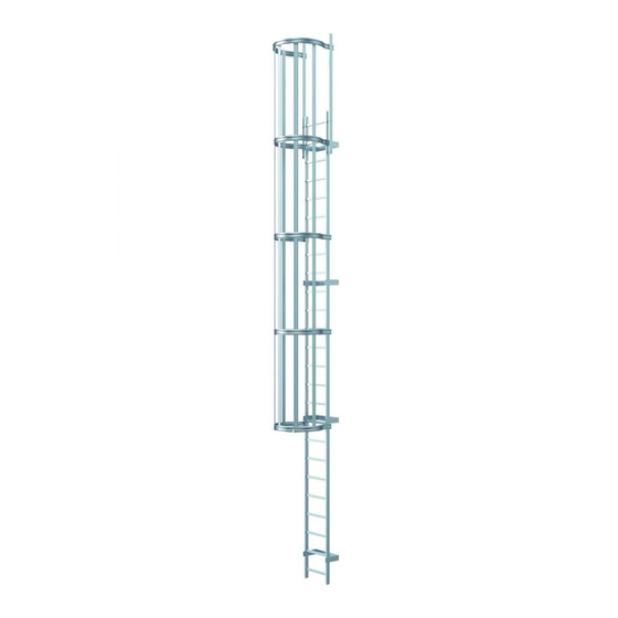 zarges 41286 Fixed Ladders Anodised Manuals