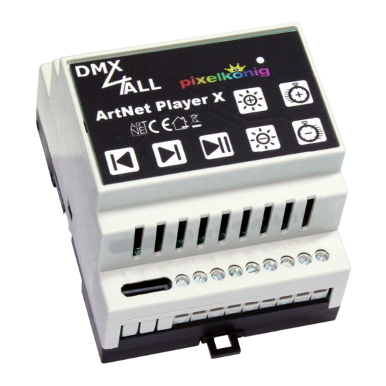 DMX4ALL ArtNet Player X16+ Manual