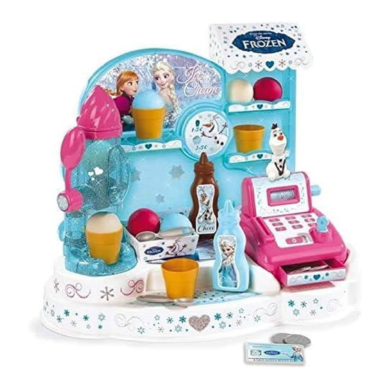Smoby Frozen Ice Cream Shop Assembly Instructions Manual