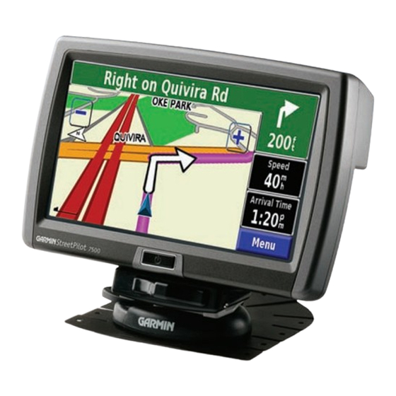 Garmin StreetPilot 7200 Owner's Manual