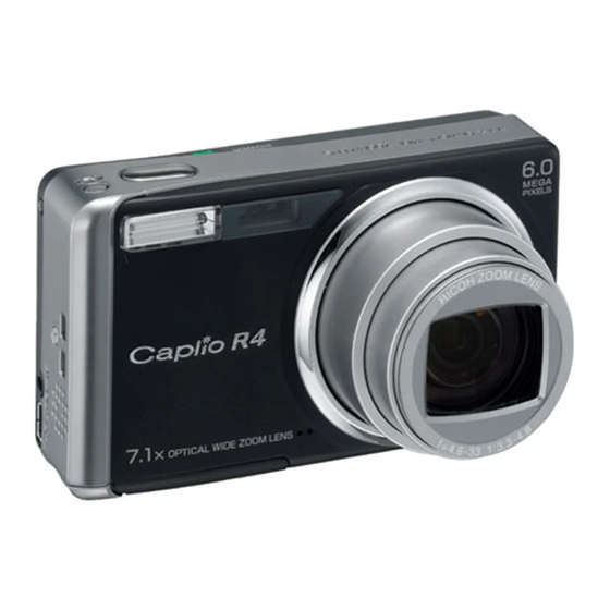 User Manuals: Ricoh R4 Compact Digital Camera