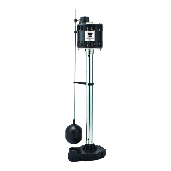 WaterAce Pedestal Series Owner's Manual