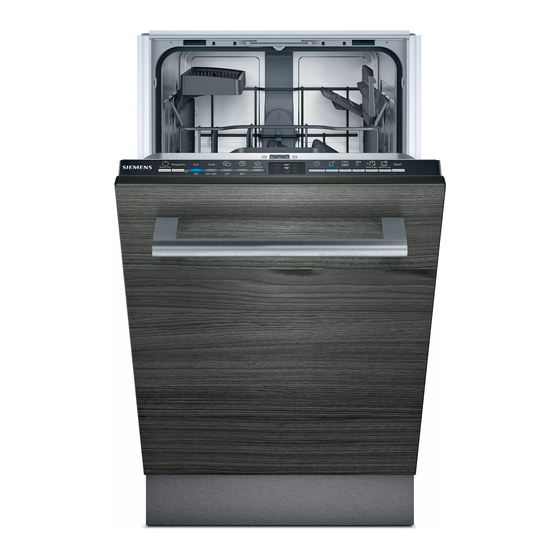 Siemens dishwasher best sale cleaning display flashing