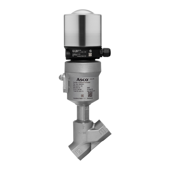 EMERSON ASCO 290 SERIES INSTALLATION AND MAINTENANCE INSTRUCTIONS