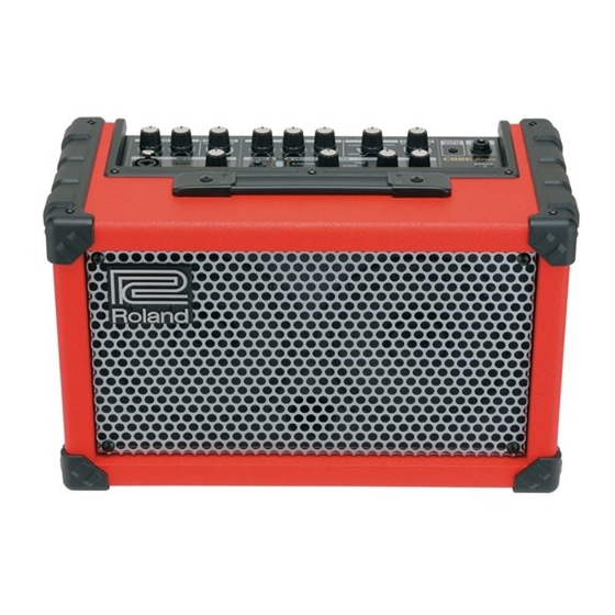 ROLAND CUBE-ST SERVICE NOTES Pdf Download | ManualsLib