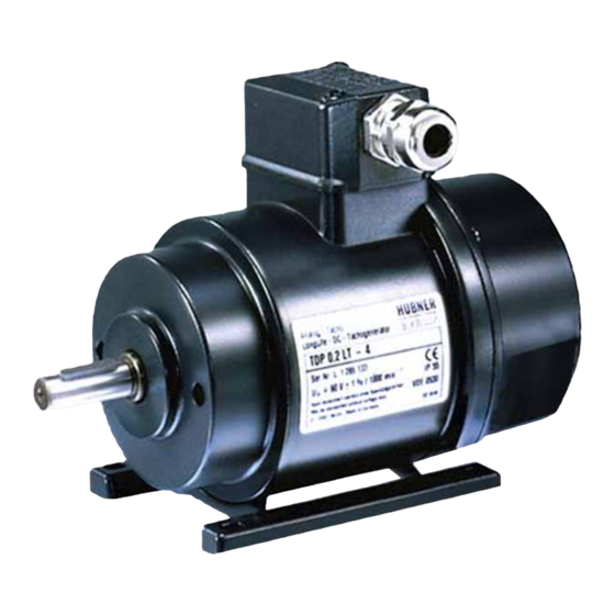 Baumer HUBNER TDP0,2 LS-4 KM194860 Mounting And Operating Instructions
